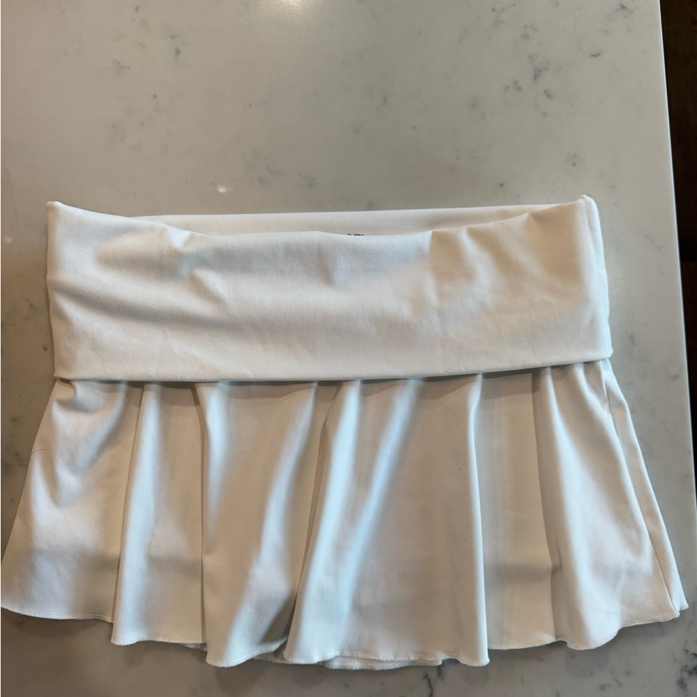 Garage White Tennis Skirt